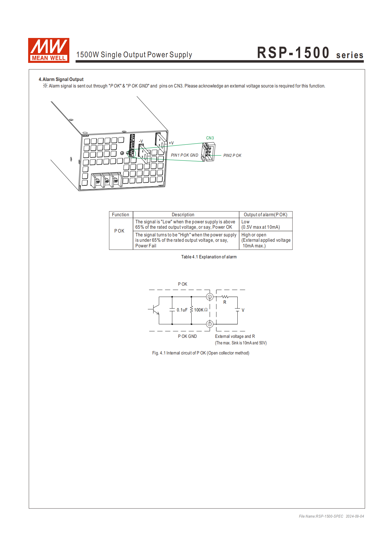 มือสอง รุ่นRSP-1500 1500W PFC control บาง ระดับสูง LED/CCTV/ป้ายกล่องไฟ/ไฟถนน/Indoor/Laser/CNC/ลำโพงระดับสูง/อุตสาหกรรม