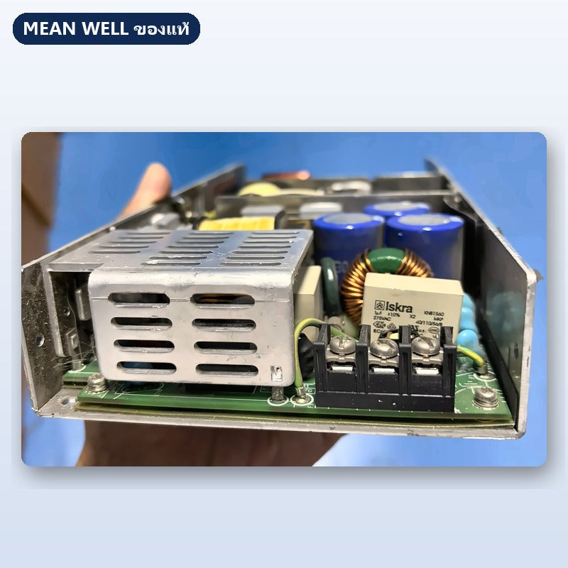 Mean Well USP-500-24 มือสอง สวิตชิ่ง พาวเวอร์ซัพพลาย แบบโครงเปิด มี PFC 500W 24V ใช้กับแอมป์ได้ ของแท้ เทสก่อนส่ง