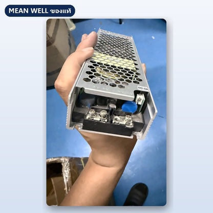 Mean Well UHP-350 มือสอง พาวเวอร์ซัพพลาย บางพิเศษ ไม่มีพัดลม 350W 12V 24V ใช้กับแอมป์ได้ ของแท้ เทสก่อนส่ง